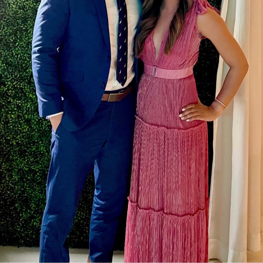 Sabina Musayev Pink Maxi Dress